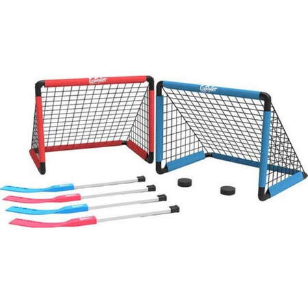 Set Hochei EzyRoller Pentru Exterior 2 Porti 4 Crose 2 Pucuri 4 jucatori 3Ani+ Multicolor