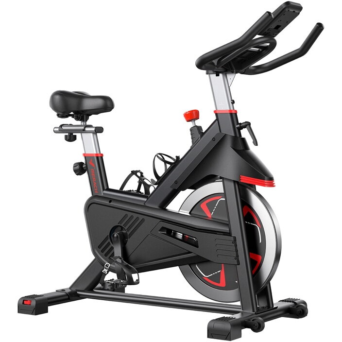Bicicletă Spinning MERACH MR-S38B2-EU Sarcina Maximă 136KG Negru/Rosu