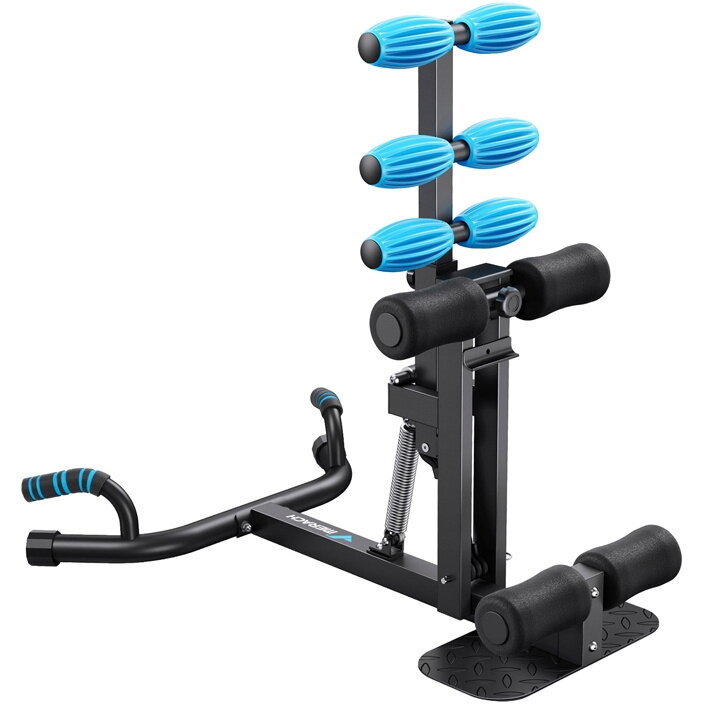 Aparat Fitness Multifuncțional pentru Genuflexiuni MERACH MR-2417B1 Sarcina Maximă 136KG Negru/Albastru