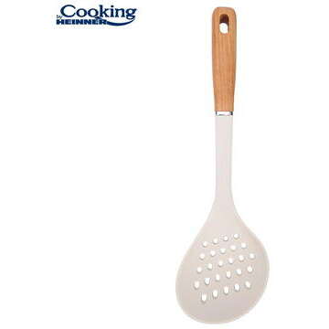 Spumiera Silicon Heinner Maner din Lemn 35x10cm Bej