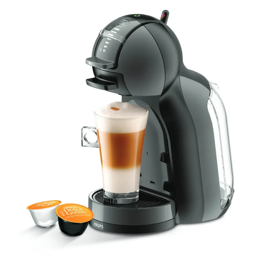Espressor Automat cu Capsule Krups NESCAFÉ® Dolce Gusto® Mini Me KP123810 Rezervor Apa 0.8L 15 Bari 1500W Gri/Negru — imaginea 3