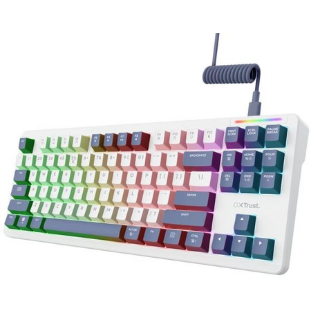 Tastatura Trust Mecanica GXT 872 Xyra Alb