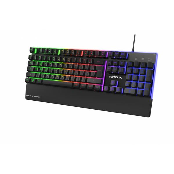 Tastatura Serioux Gaming Nexor Negru