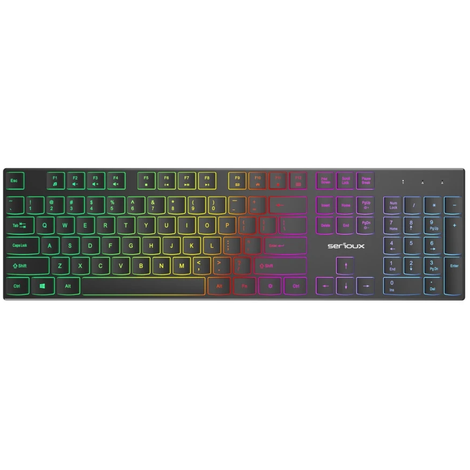 Tastatura Serioux SRXK-SKB709RGB Negru