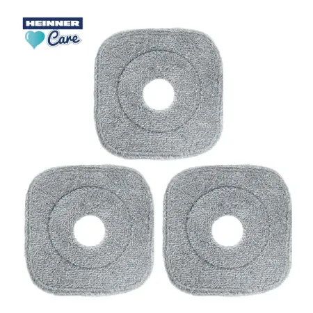 Set Rezerve Mop Plat Heinner Clean 360 3 Bucati Gri