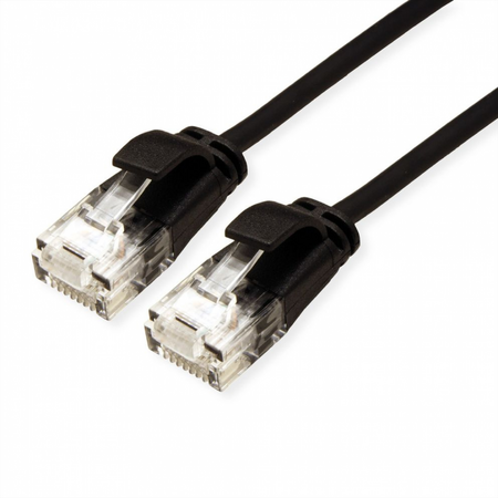 Cablu De Retea MYCON RJ45 Slim UTP Cat.6A LSOH 10m Negru