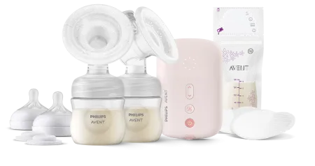Pompa de San Dubla Philips-Avent SCF397/31 Electrica Roz/Alb