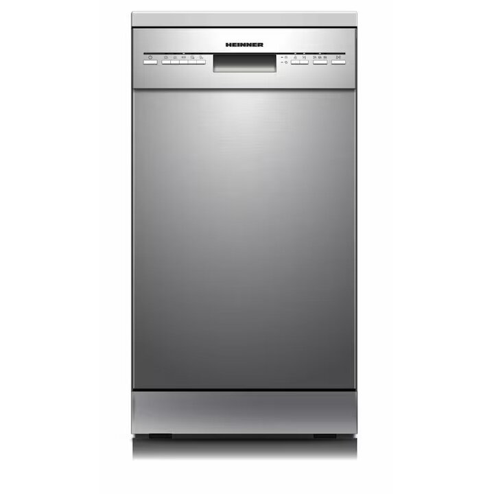 Mașina de Spălat Vase Heinner HDW-FSM45510XE++ 10 Seturi Clasa E 5 Programe Argintiu