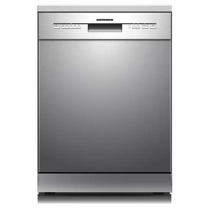 Masina de Spalat Vase Heinner HDW-FSM60514XE++ 14 Seturi Clasa E 5 Programe Argintiu