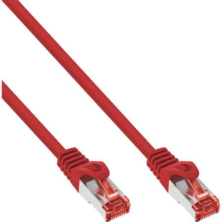 Cablu De Retea InLine RJ45 S/FTP PiMF Cat.6 15m Rosu