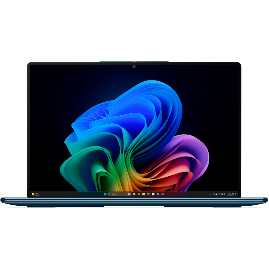 Laptop Lenovo Yoga Slim 9 14ILL10 Intel Core Ultra 7 256V 4.8GHz 14inch 4K WQUXGA OLED 120Hz Touch 16GB LPDDR5x RAM 1TB SSD Intel Arc Graphics 140V Windows 11 Home Tidal Teal