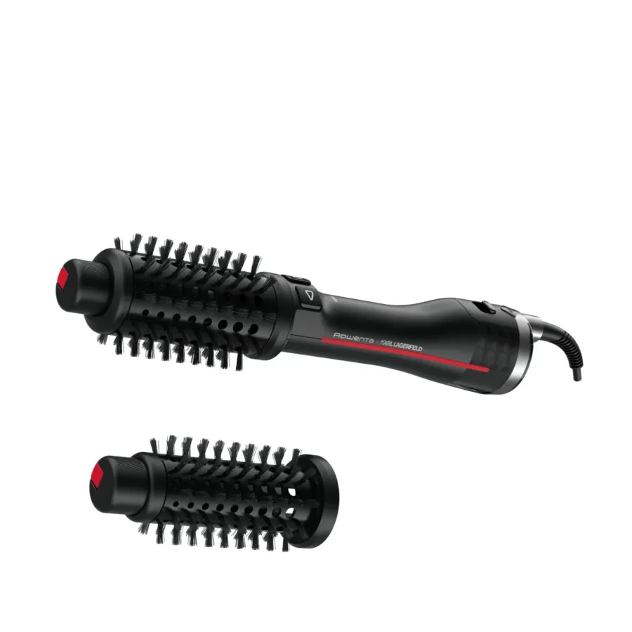 Perie de Par Rowenta Rotativa cu Aer Cald Karl Lagerfeld Pro Stylist CF961LF0 750W Negru/Roșu — imaginea 2