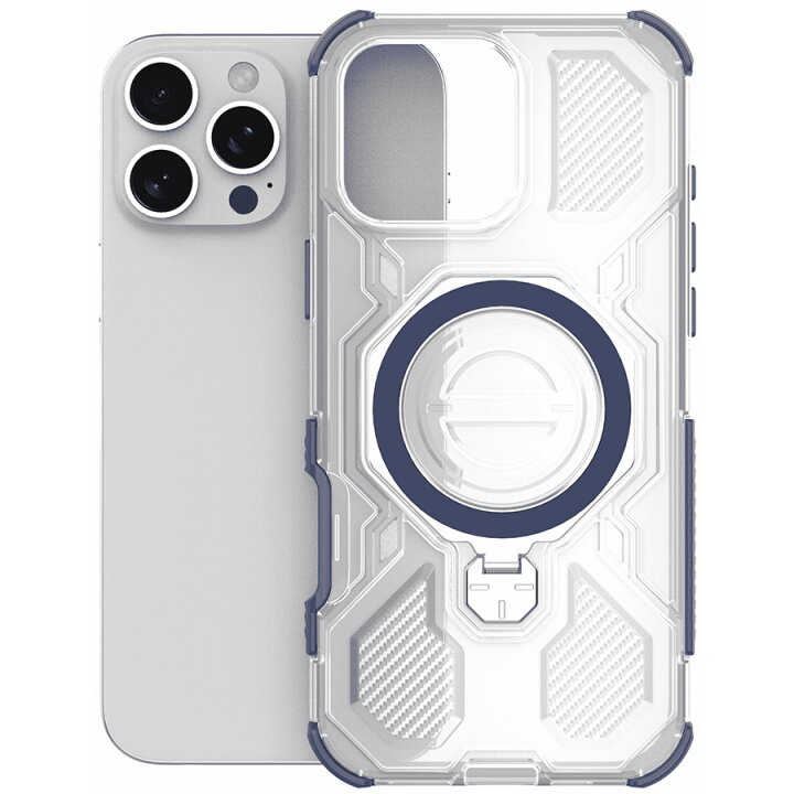 Husa Techsuit Xiaomi Redmi 15C 5G / 15C 4G Carbon Shield Pro Albastru