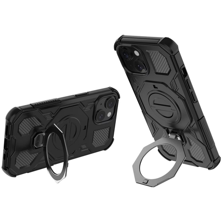 Husa Techsuit Xiaomi Redmi 15 5G / 15 4G Carbon Shield Pro Albastru — imaginea 2