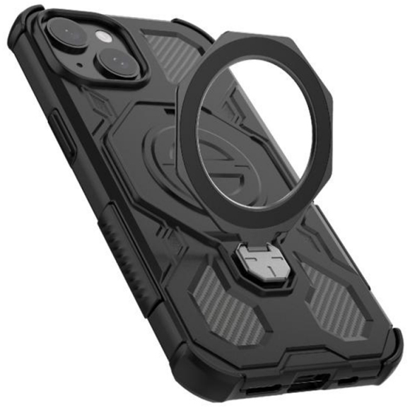 Husa Techsuit Xiaomi Redmi 15 5G / 15 4G Carbon Shield Pro Albastru — imaginea 5