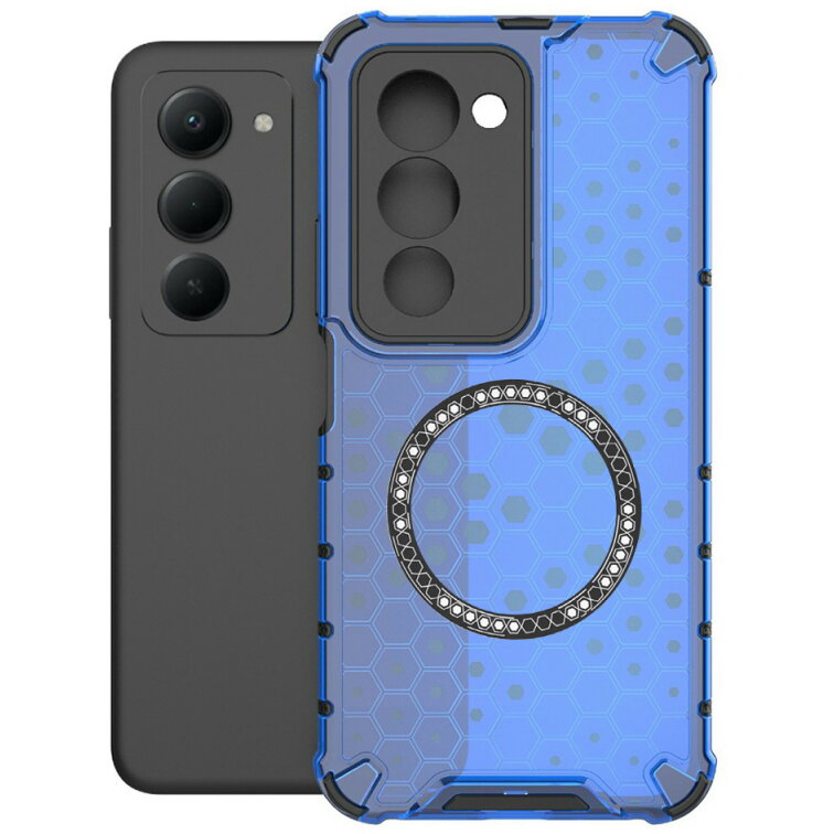 Husa Techsuit Xiaomi Redmi 15 5G / 15 4G HoneyComb Shield Albastru