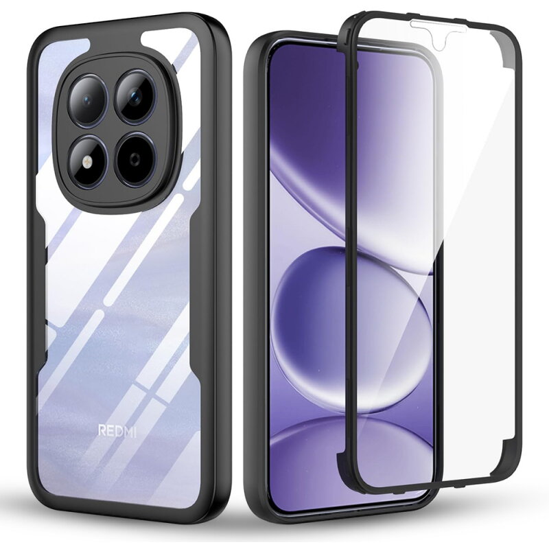 Husa Techsuit Xiaomi Redmi Note 15 Pro 5G ColorVerse 360 Negru