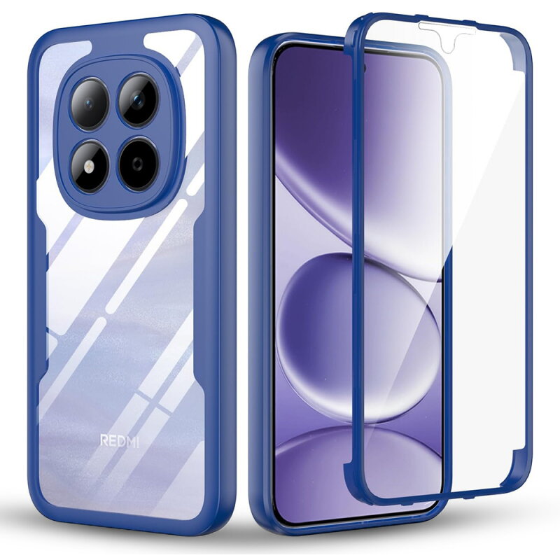 Husa Techsuit Xiaomi Redmi Note 15 Pro 5G ColorVerse 360 Albastru