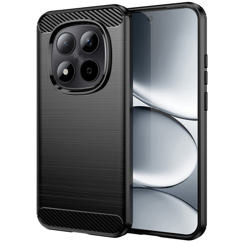 Husa Techsuit Xiaomi Redmi Note 15 Pro 4G Carbon Negru