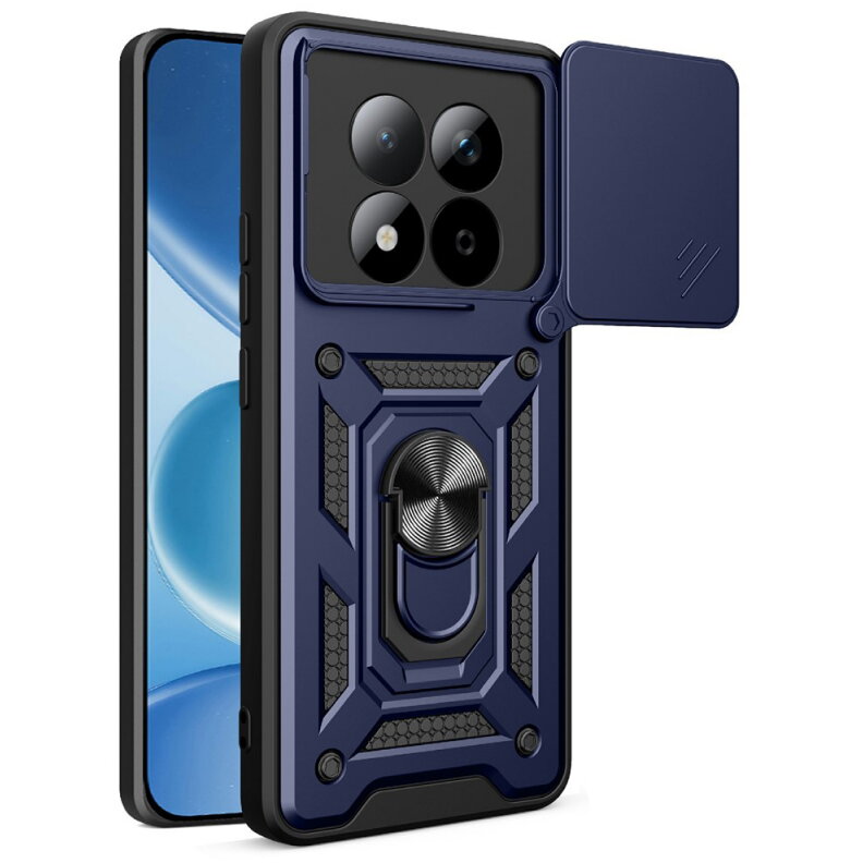 Husa Techsuit Xiaomi Redmi Note 15 Pro 5G CamShield Albastru