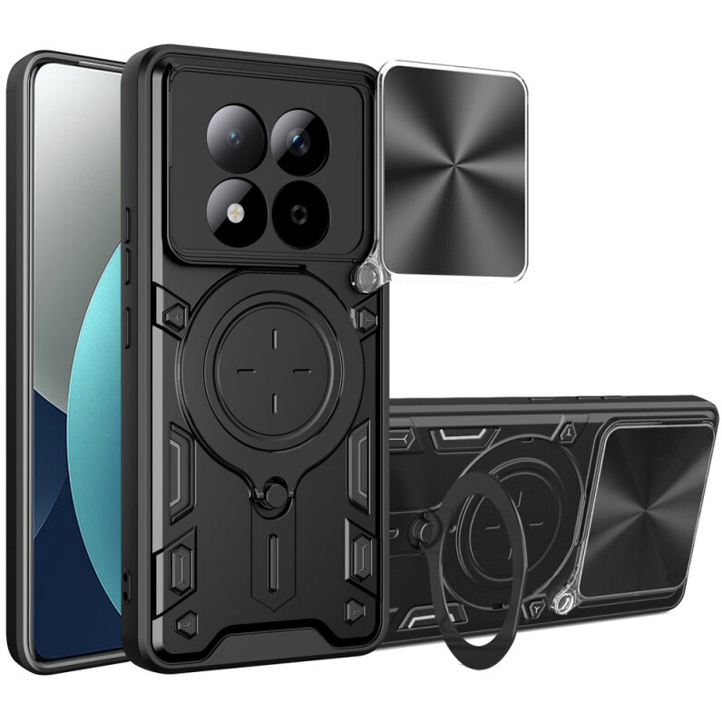 Husa Techsuit Xiaomi Redmi Note 15 Pro 4G CamGuard Pro Negru