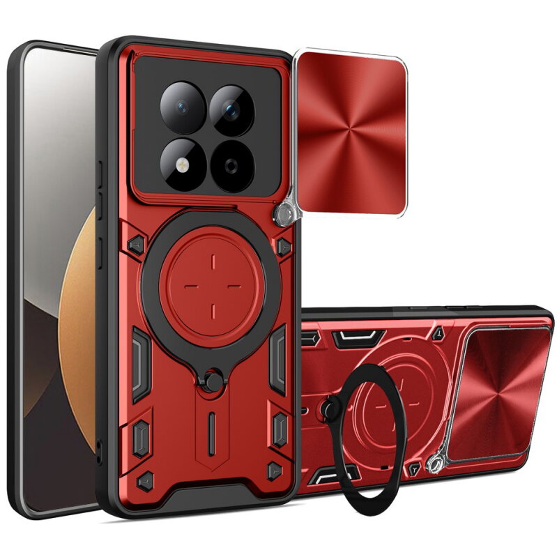 Husa Techsuit Xiaomi Redmi Note 15 Pro 4G HaloFrost II Bleumarin — imaginea 5
