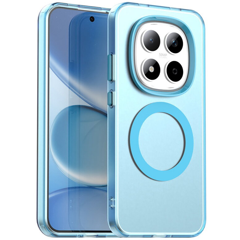 Husa Techsuit Xiaomi Redmi Note 15 Pro 5G CandyCase Albastru