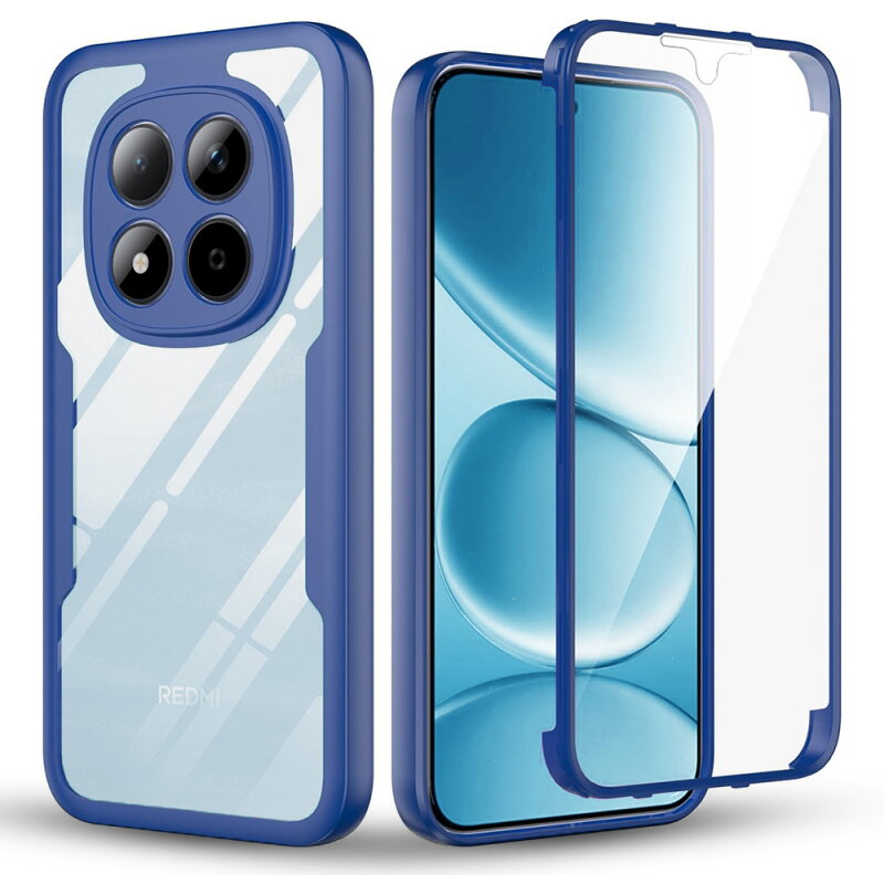 Husa Techsuit Xiaomi Redmi Note 15 Pro 4G ColorVerse 360 Albastru