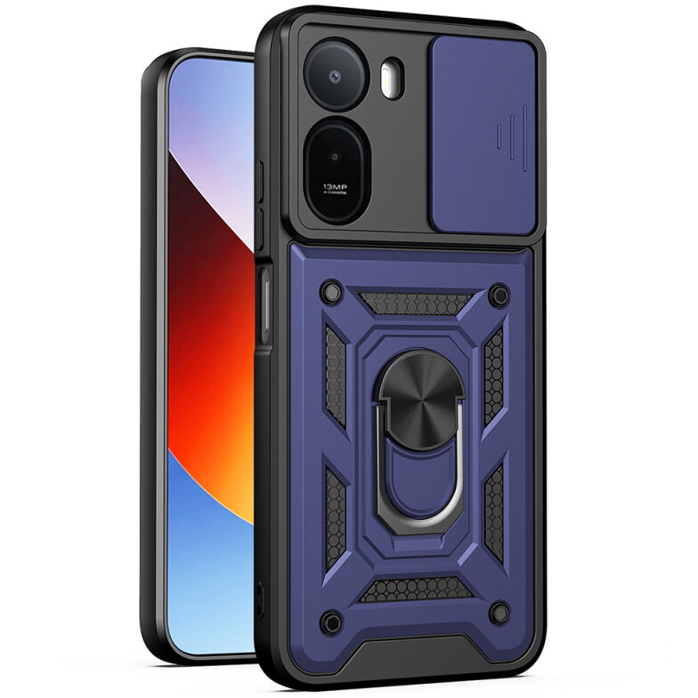 Husa Techsuit Xiaomi Redmi A7 Pro 4G CamGuard Pro Albastru