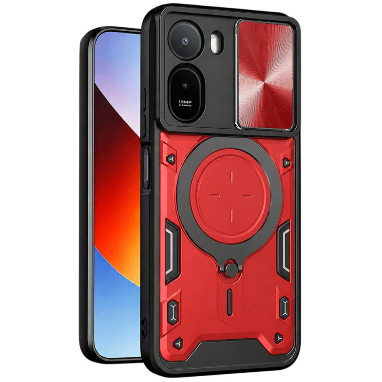 Husa Techsuit Xiaomi Redmi A7 Pro 4G CamGuard Pro Roșu