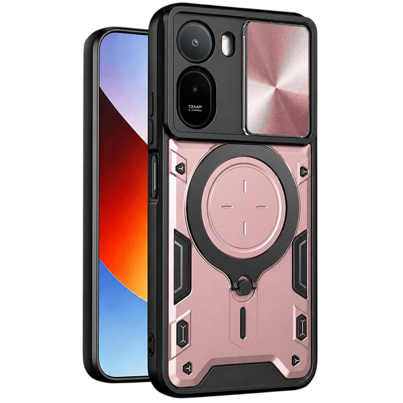 Husa Techsuit Xiaomi Redmi A7 Pro 4G CamGuard Pro Roz Auriu