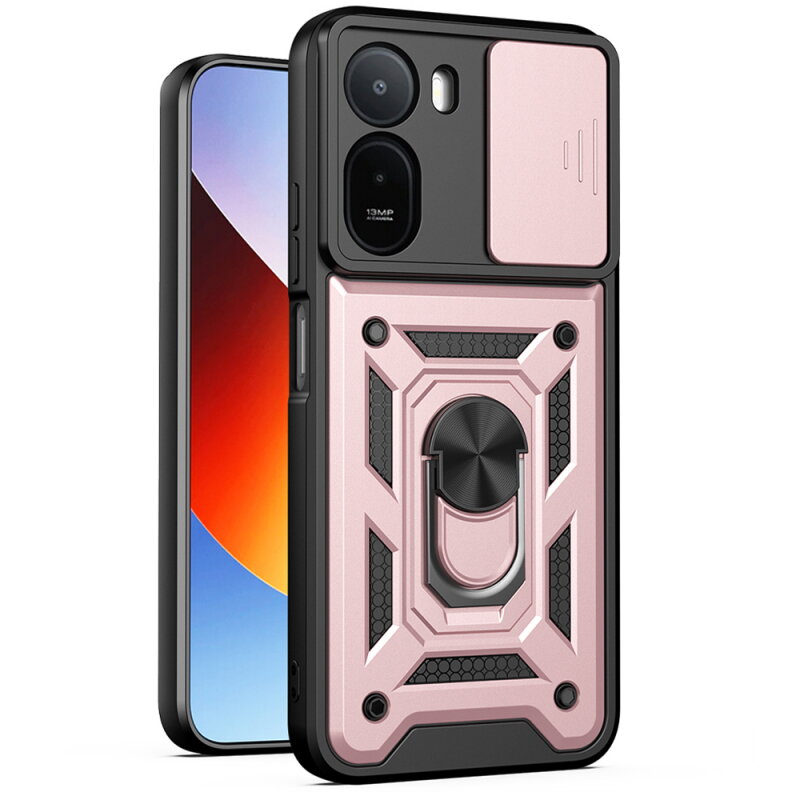 Husa Techsuit Xiaomi Redmi A7 Pro 4G CamShield Roz