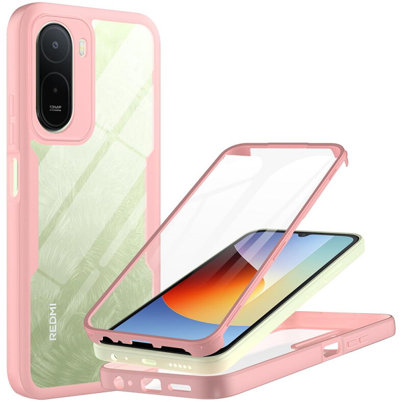 Husa Techsuit Xiaomi Redmi A7 Pro 4G ColorVerse 360 Roz