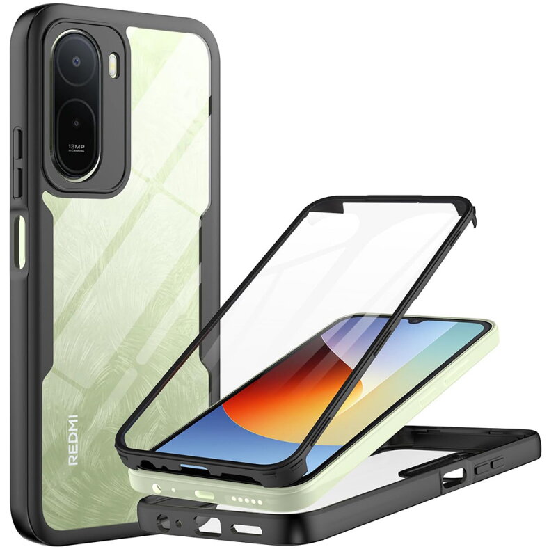 Husa Techsuit Xiaomi Redmi A7 Pro 4G ColorVerse 360 Negru