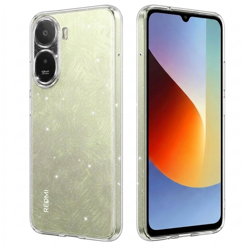 Husa Techsuit Xiaomi Redmi A7 Pro 4G SparkleSkin Transparent