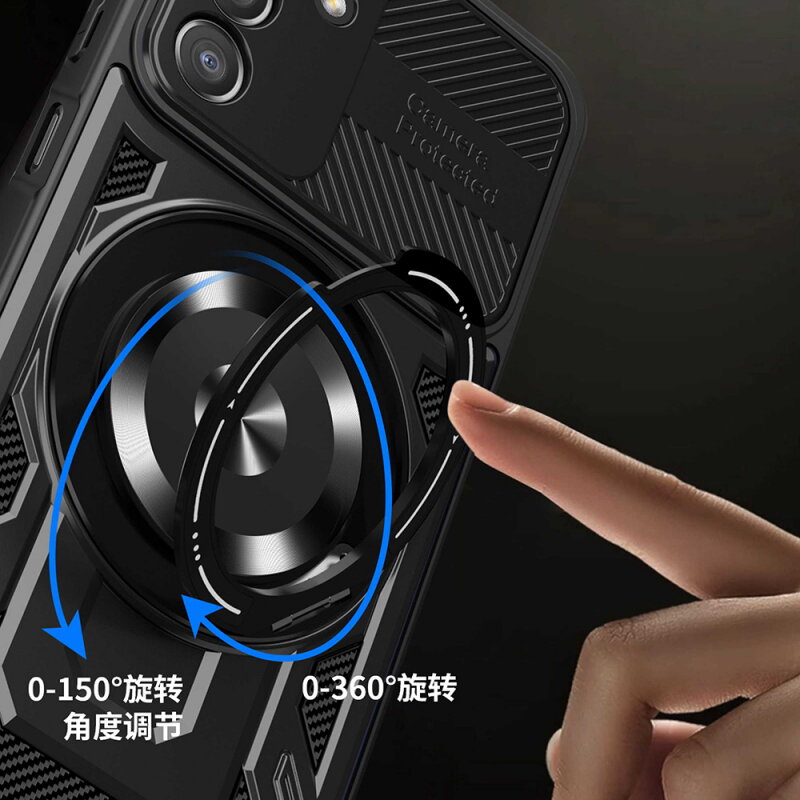 Husa Techsuit Xiaomi Redmi A7 Pro 4G RuggedCam Gri — imaginea 2