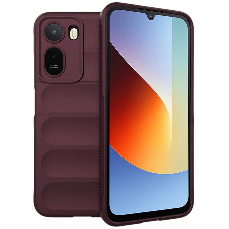Husa Techsuit Xiaomi Redmi A7 Pro 4G Magic Shield Vișiniu