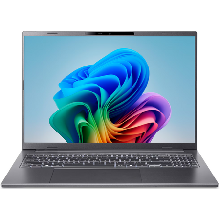 Laptop Acer Aspire 16 AI OLED Intel Core Ultra 7 256V 4.8GHz 16inch WUXGA OLED 16GB LPDDR5X 512GB SSD Intel Arc Graphics 140V No OS Steel Gray