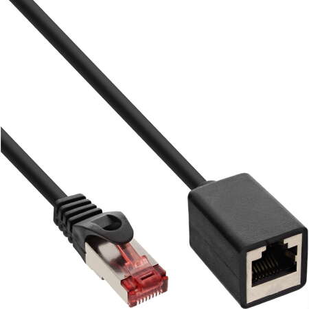 Cablu de Retea InLine S/FTP Cat 6 10m Negru
