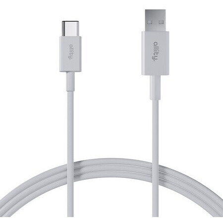 Cablu De Date Și Încărcare Allity AUC-03 USB-A La USB-C 3A 1m Alb
