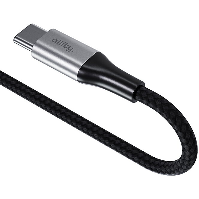 Cablu De Date Și Încărcare Allity AUC-01 USB-A La USB-C 3A 1M Negru — imaginea 4