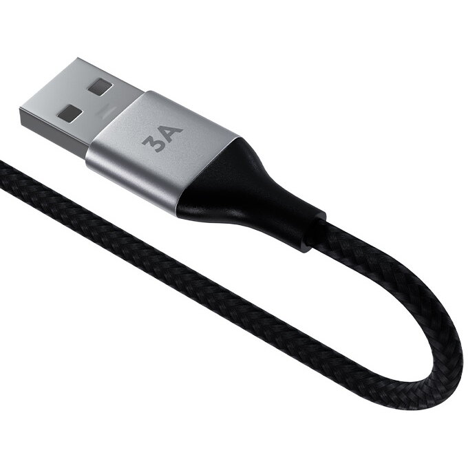 Cablu De Date Și Încărcare Allity AUC-01 USB-A La USB-C 3A 1M Negru — imaginea 3