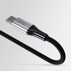 Cablu De Date Și Încărcare Allity AUC-01 USB-C La Lightning 27W 2M Negru — imaginea 6