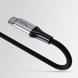 Cablu De Date Și Încărcare Allity AUC-01 USB-C La Lightning 27W 2M Negru — imaginea 4