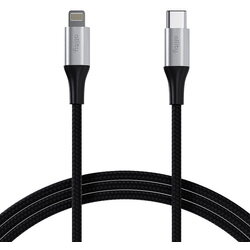 Cablu De Date Și Încărcare Allity AUC-01 USB-C La Lightning 27W 2M Negru