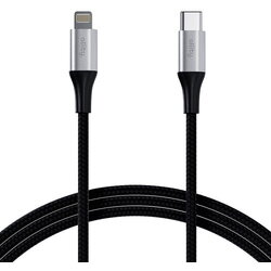 Cablu De Date Și Încărcare Allity AUC-01 USB-C La Lightning 27W 1 M Negru