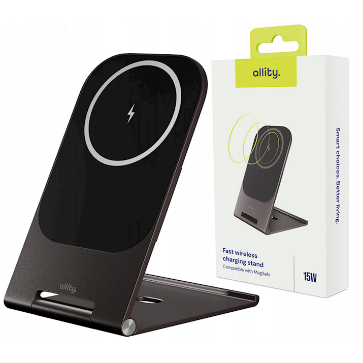 Incarcator Wireless Allity AWC-200-15WMS 15W Graphite