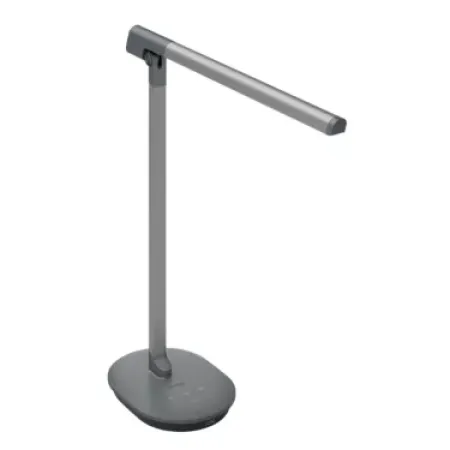 Lampa LED De Birou Philips Sword Control Touch 12W 450 lm USB 5V Intensitate Luminoasa Reglabila Temperatura Lumina 6500/4000/2700K IP20 42.3 Cm Gri Inchis
