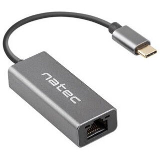 Placa de Rețea Natec Cricket 1GB USB-C 3.1 1x RJ45 Negru