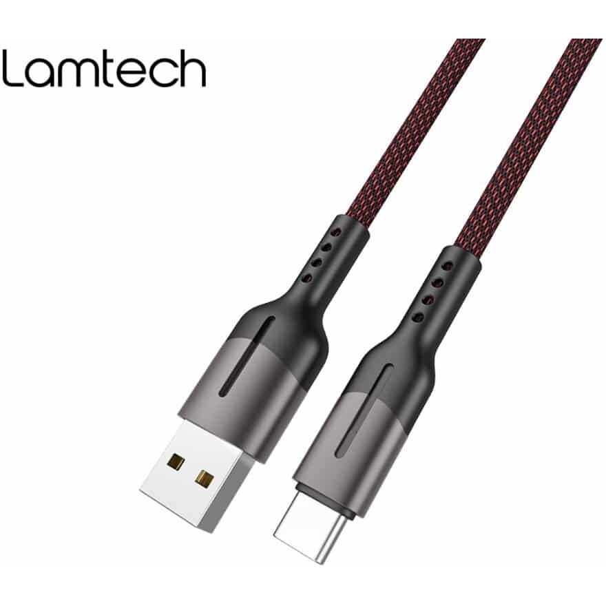 Cablu Date Și Încărcare Lamtech USB La Type-C 5A 1.2M Negru